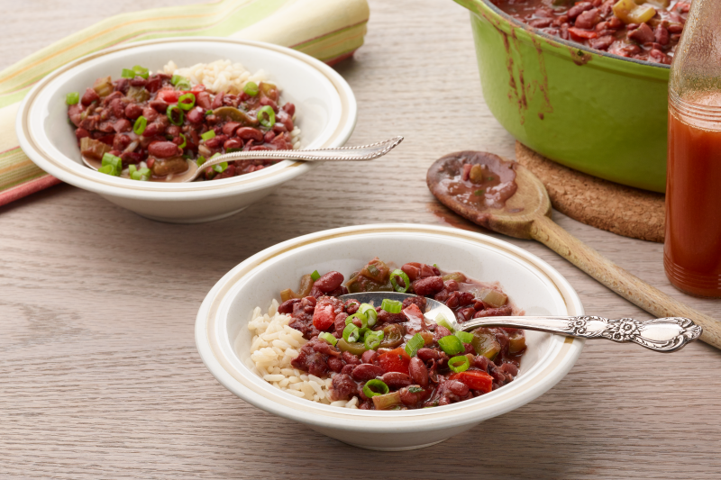 Red Beans and Rice MyPlate